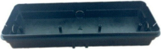 Aca Flush Electrical Box Wall Installation Kit for Security Lighting in Black Color