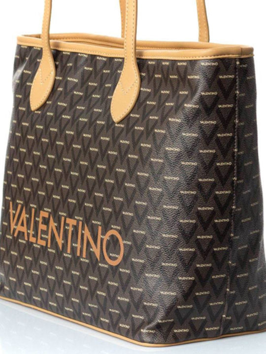Γυναικεία Τσάντα Shopper Ώμου Καφέ