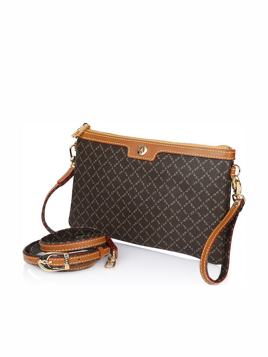 151006-1BJ Women's Clutch Brown 171-151006-1BJ