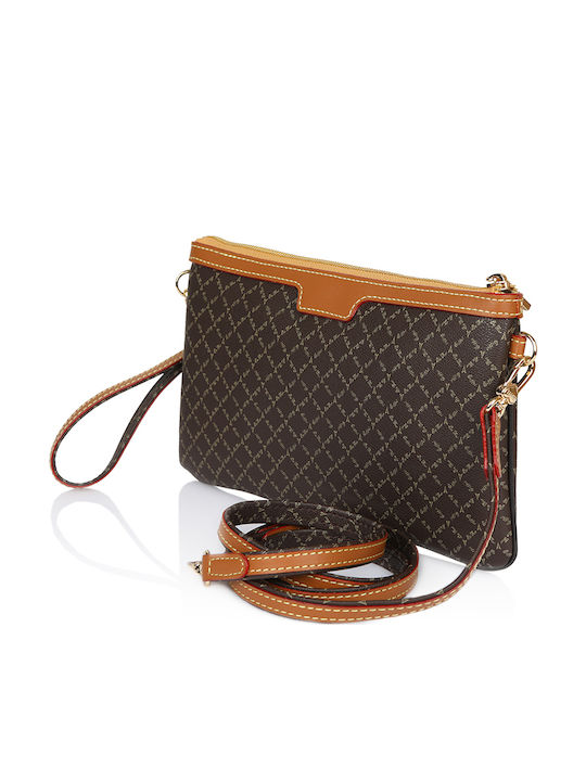 151006-1BJ Women's Clutch Brown 171-151006-1BJ
