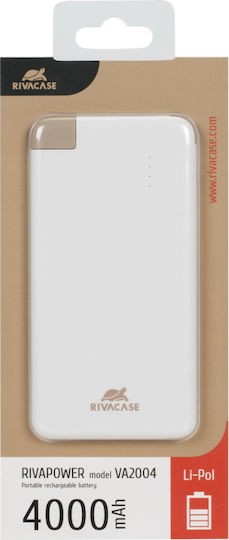 Rivacase Rivapower VA2008 8000mAh με Θύρα USB-A Λευκό