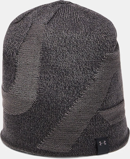 Beanie Ανδρικός Σκούφος Πλεκτός σε Μαύρο χρώμα