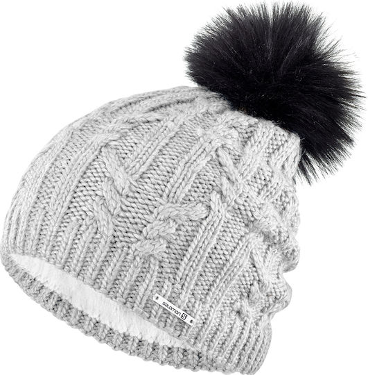 Ivy Knitted Beanie Cap Beige 396896