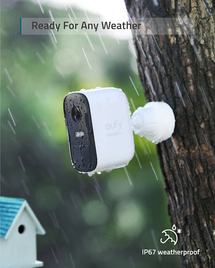 Eufy Surveillance System EufyCam 2C Kit 2 Cameras Wireless Cameras IP 1080p with Control Hub