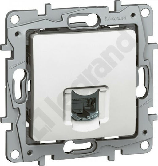 Legrand Niloe Front Single Telephone Socket White 764569