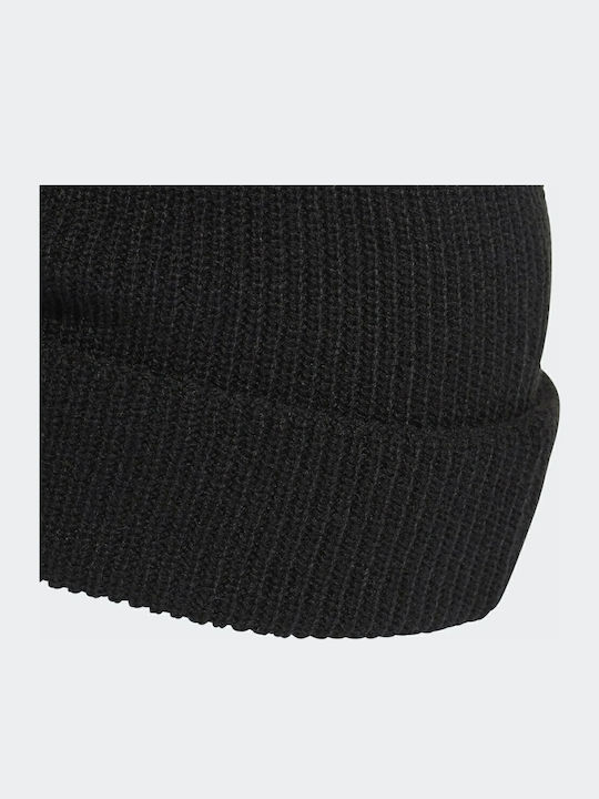Performance Beanie Beanie with Rib Knit in Black color