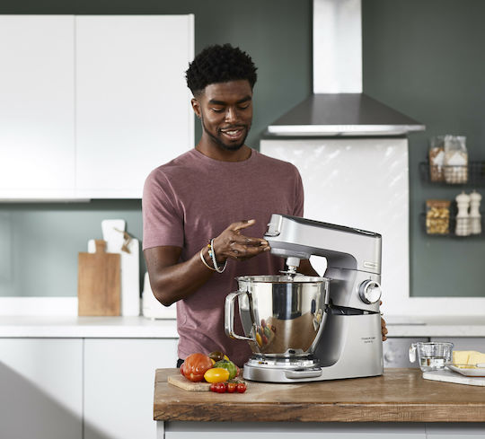 Kenwood Titanium Chef Baker Stand Mixer 1200W with Stainless Mixing Bowl 5lt