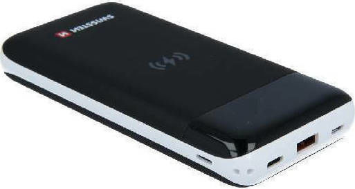 Swissten All in one Power Bank 10000mAh 10W with USB-A Port Quick Charge 3.0 Black