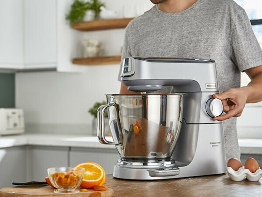 Kenwood Titanium Chef Baker Stand Mixer 1200W with Stainless Mixing Bowl 5lt