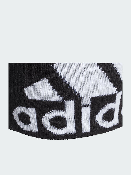Big Log Aeroready Beanie Ανδρικός Σκούφος Πλεκτός σε Μαύρο χρώμα