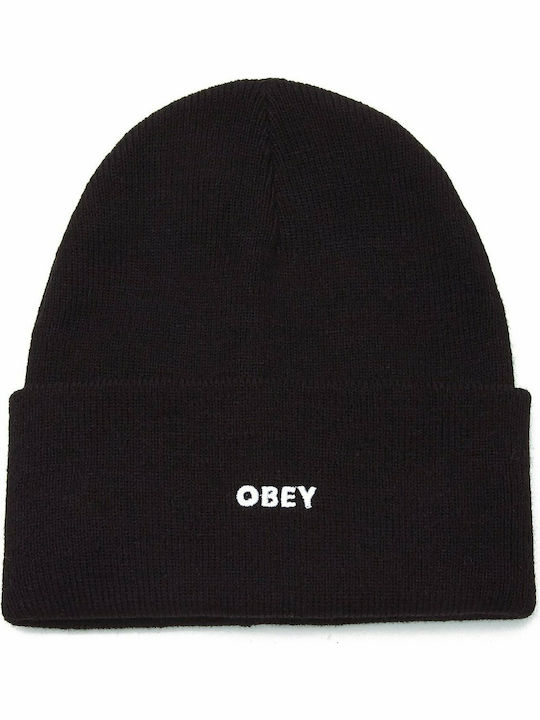 Icon Eyes Beanie Căciulă Pentru Bărbați În Culoare Neagră