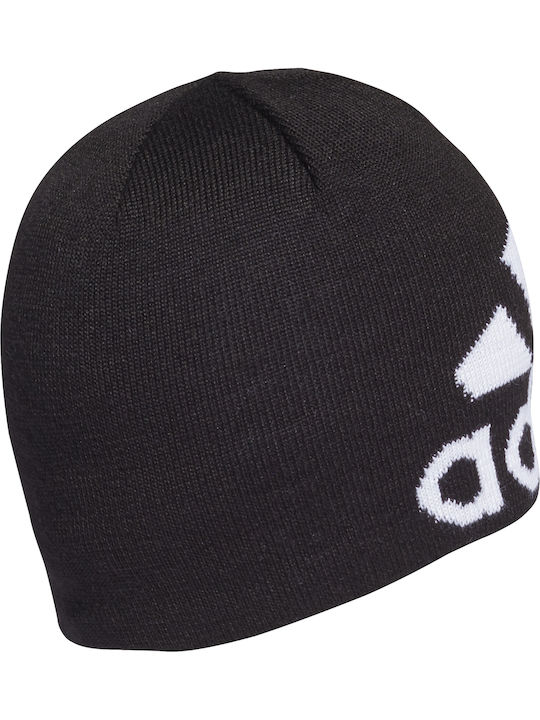 Big Log Aeroready Beanie Ανδρικός Σκούφος Πλεκτός σε Μαύρο χρώμα