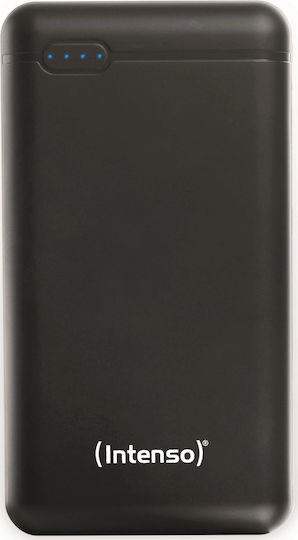 Intenso XS Power Bank 20000mAh με Θύρα USB-A και Θύρα USB-C Μαύρο