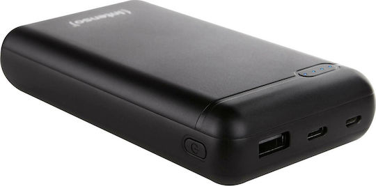 Intenso XS Power Bank 20000mAh με Θύρα USB-A και Θύρα USB-C Μαύρο