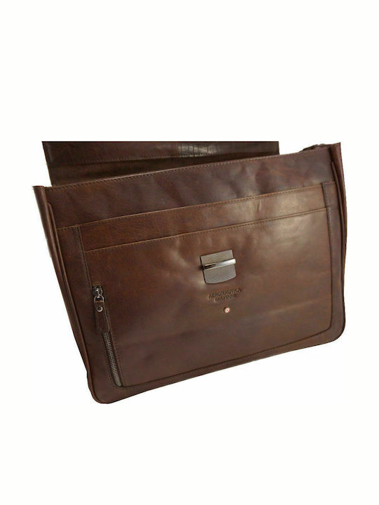 Leder Herrentasche Geldbörse Braun