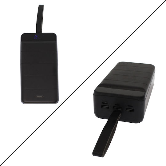 Remax RPP-185 Power Bank 50000mAh με 3 Θύρες USB-A Μαύρο