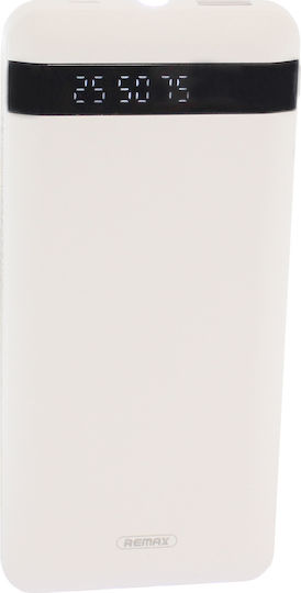 Remax Astro Power Bank 10000mAh με 6 Θύρες USB-A Λευκό