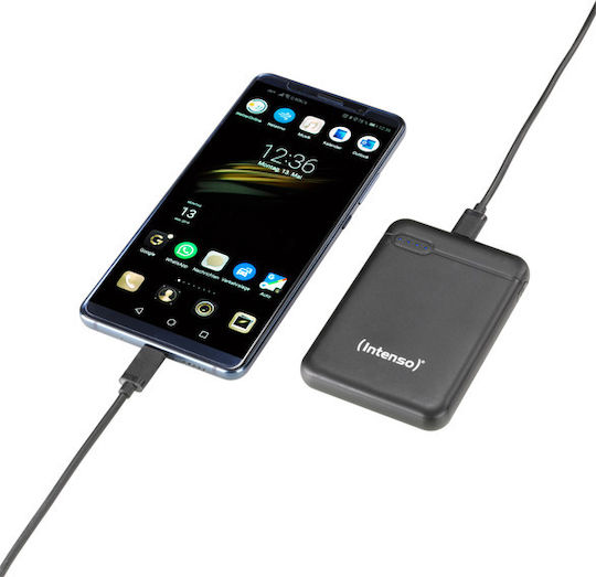 Intenso XS Power Bank 10000mAh με Θύρα USB-A και Θύρα USB-C Μαύρο