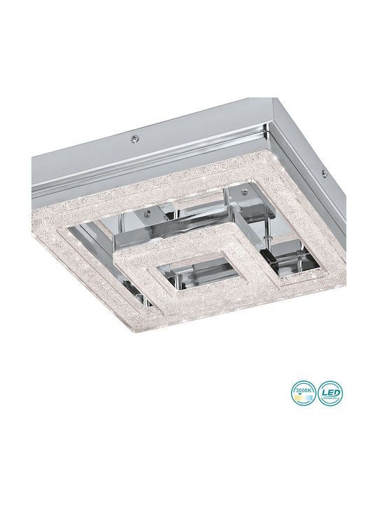 Eglo Fradelo Modernă Metalică Plafonieră de tavan cu LED Integrat 26buc Argint