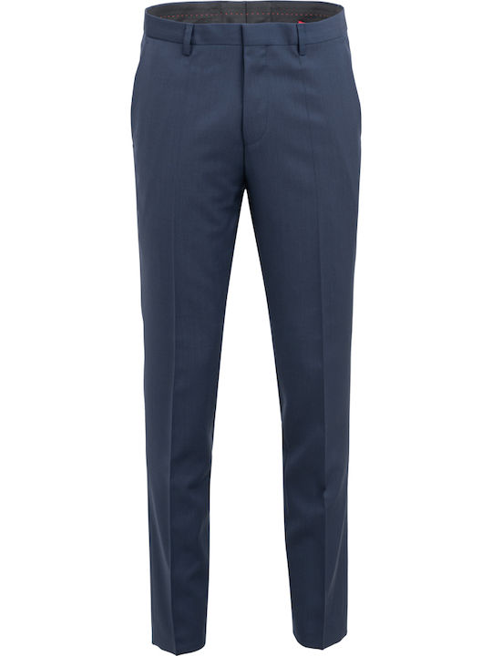 Hesten204 Trousers Suit in Slim Fit Navy Blue