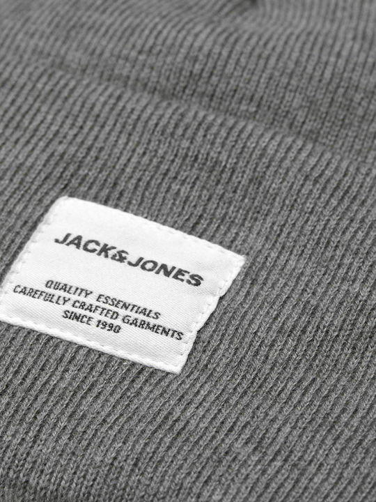 Beanie Männer Beanie mit Rippstrick in Gray Farbe