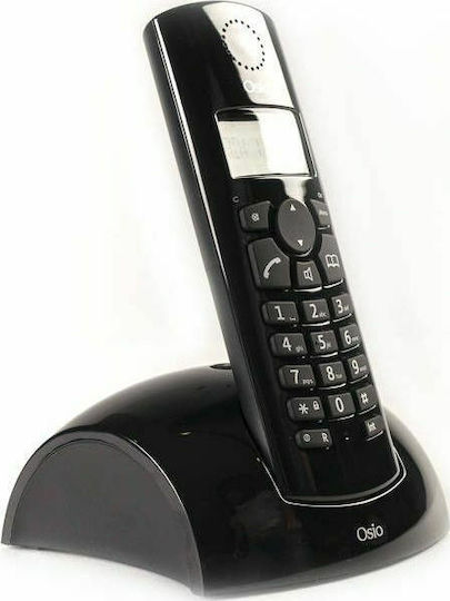 Osio OSD-8610 Telefon fără fir cu Meniu în Limba Greacă Negru