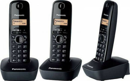 Panasonic KX-TG1611 Ασύρματο Τηλέφωνο Μαύρο
