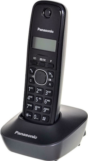 Panasonic KX-TG1611 Ασύρματο Τηλέφωνο Μαύρο