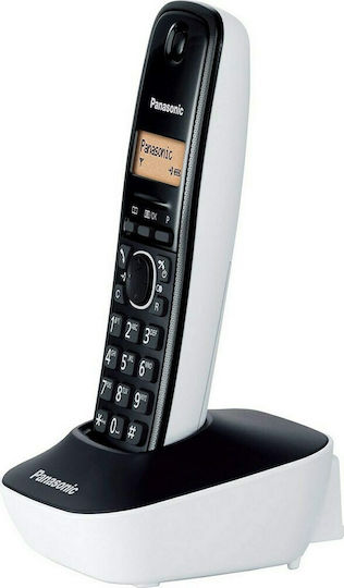 Panasonic KX-TG1611 Cordless Phone with Greek Menu Black-White