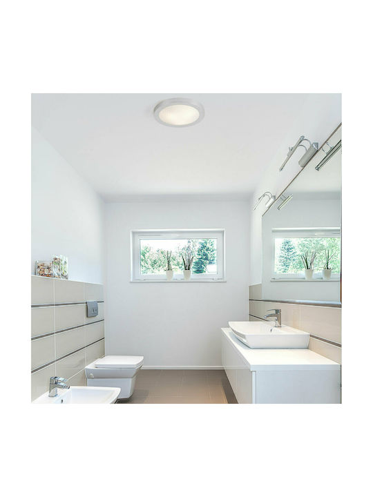 Faro Barcelona Logos-1 Ceiling Mount Light Bathroom Gray with Socket E27