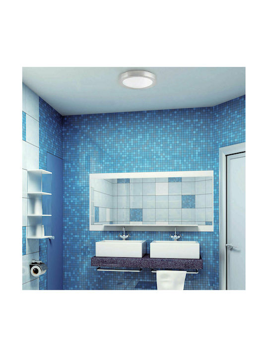 Faro Barcelona Logos-1 Ceiling Mount Light Bathroom Gray with Socket E27
