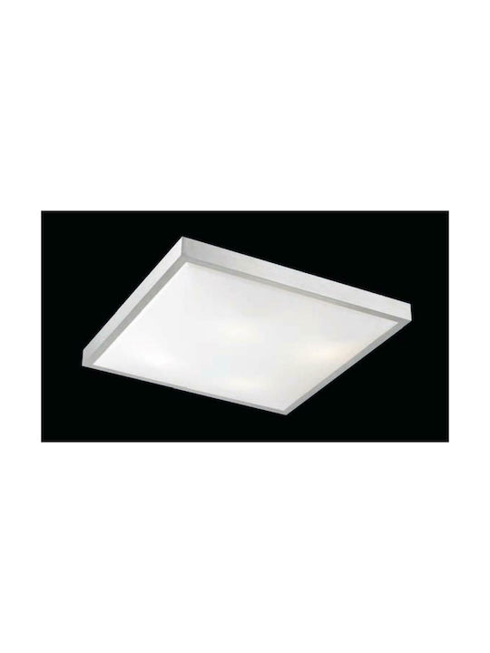 Aca Indiana Ceiling Mount Light 37.5cm Silver with Socket E27