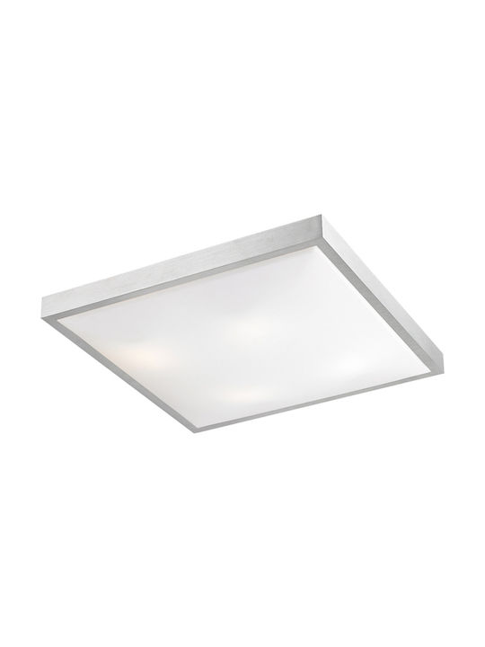 Aca Indiana Ceiling Mount Light 37.5cm Silver with Socket E27