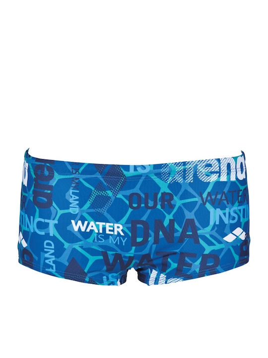 Men's Swimwear Shorts Blue with Patterns