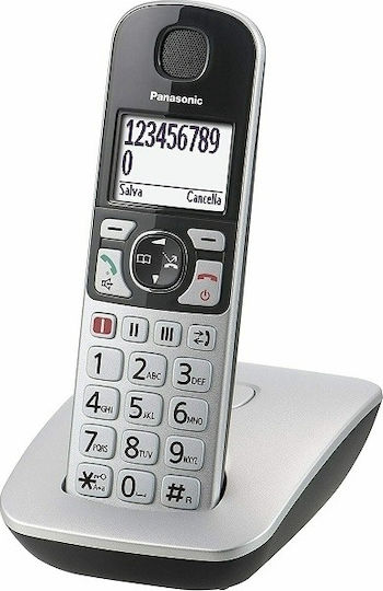 Panasonic KX-TGE510GS Ασύρματο Τηλέφωνο Ασημί
