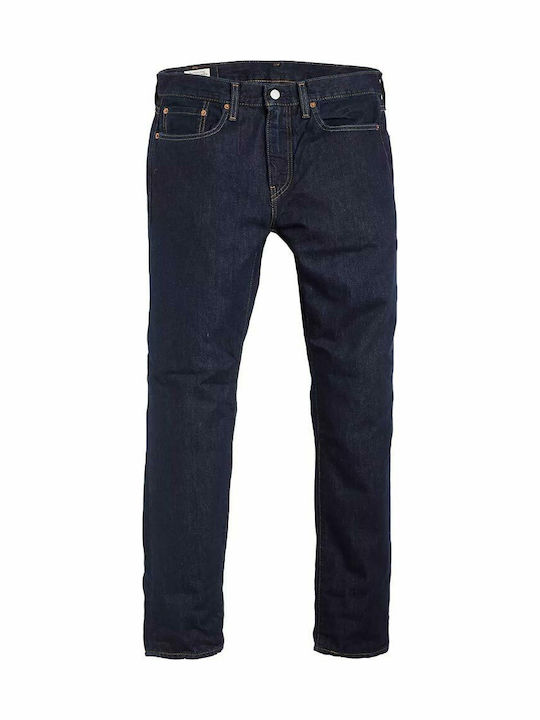 502 Men's Jeans Pants Elastic with Regular Tapered Fit Navy Blue