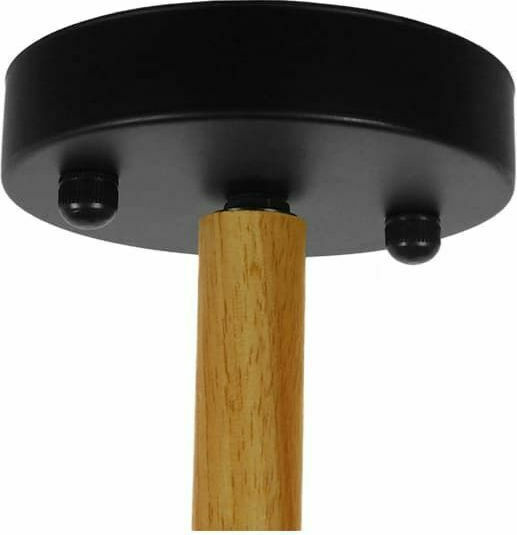 GloboStar Oldschool Deckenleuchte 75cm Schwarz mit Fassung E27