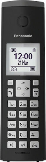 Panasonic KX-TGK210 Ασύρματο Τηλέφωνο με Ελληνικό Μενού Μαύρο