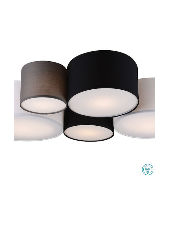 Trio Lighting Hotel Deckenleuchte 90cm Mehrfarbig mit Fassung E27