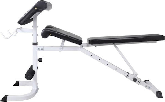 vidaXL Adjustable Workout Bench with Stands