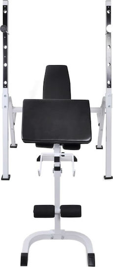 vidaXL Adjustable Workout Bench with Stands
