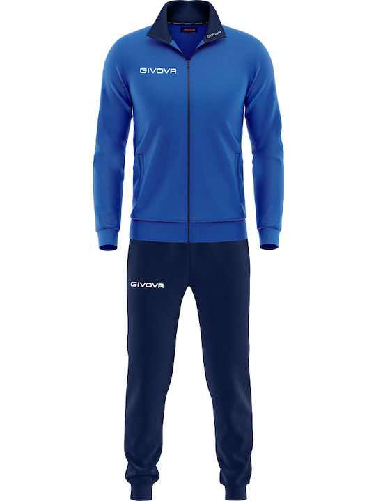 Tuta Torino Football Tracksuit Glossy with Elastic Blue