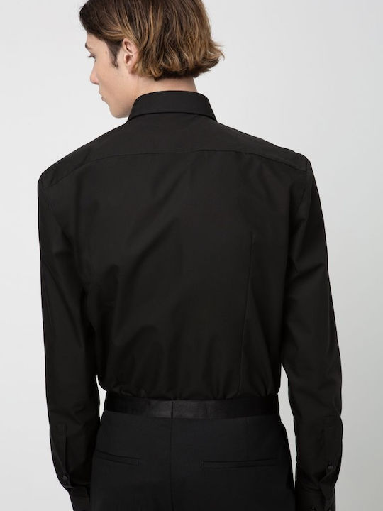 Hugo Kenno Cotton Shirt Black