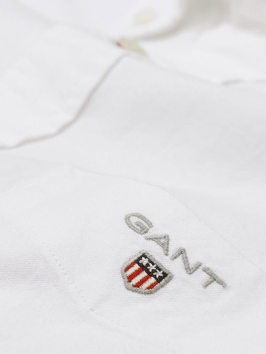 Long-sleeved Cotton Shirt White