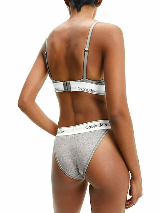 Calvin Klein Women's Bralette Bra Gray