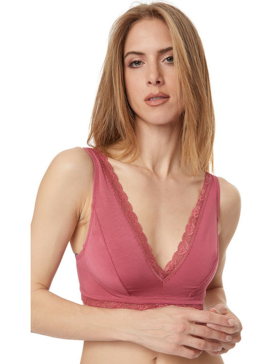 Minerva Fimelle Bralette Σουτιέν Ροζ
