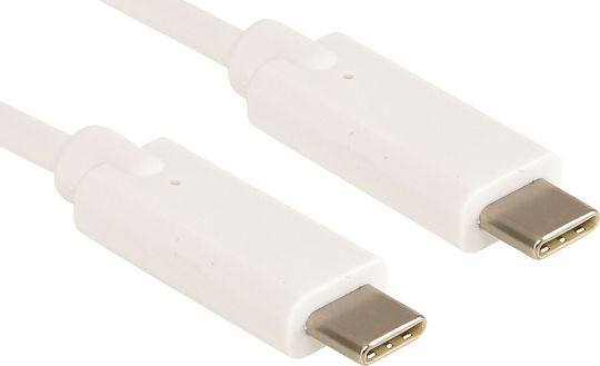 Sandberg USB 2.0 Kabel USB-C männlich - USB-C 60W Weiß 2m 136-17