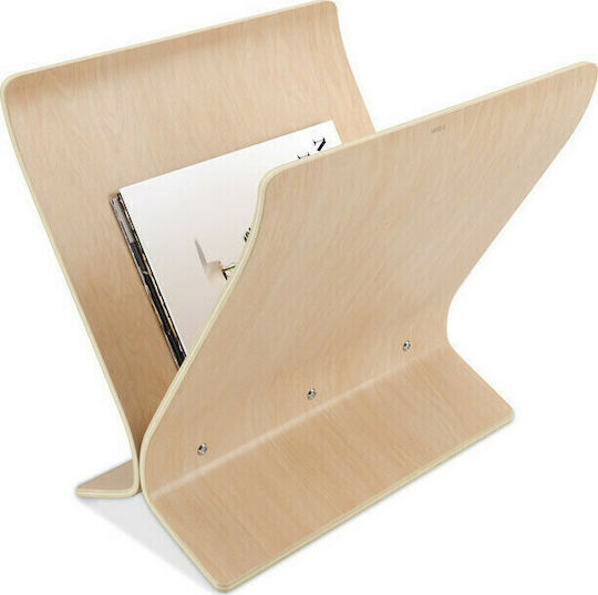 Umbra Arling Θήκη Περιοδικών Ξύλινη Μπεζ 40x29x39εκ.