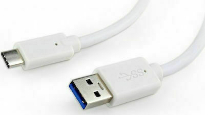 Partner Tele Cablu USB 3.0 USB-C Masculin - USB-A Alb 1m MPS11481