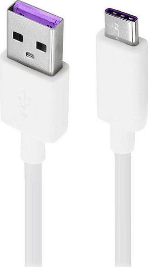 Huawei HL1289 USB 2.0 Cable USB-C male - USB-A White 1m Bulk